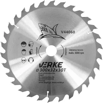 Pilový kotouč Pilový kotouč vidio 300 mm x 32 mm x 30 T VERKE V44060