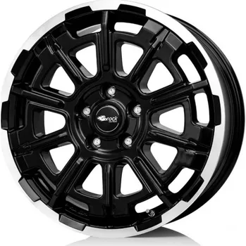 Alu kolo BROCK Alu Kola Brock B45 8x20 5x160 ET50 Schwarz Glanz Voll-Poliert (SGVP) 65.1