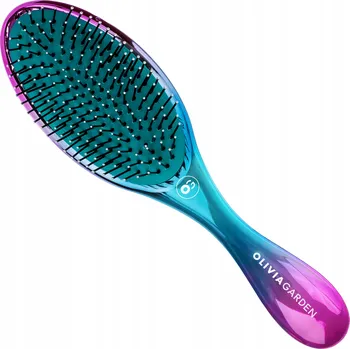 kartáč na vlasy Kartáč na rozčesávání vlasů - Olivia Garden Aurora Blue pro středně silné vlasy