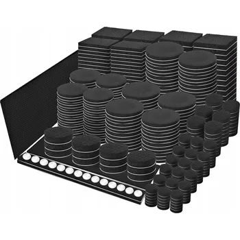 Podložka pod nábytek Protiskluzové Podložky Samolepky Pod Nábytek Gumové 156 ks Samolepicí