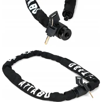 Zámek na kolo Zámek na kolo ATTABO C.100 řetěz 6 mm černý OS KLÍČ 100CM VOLNÝ