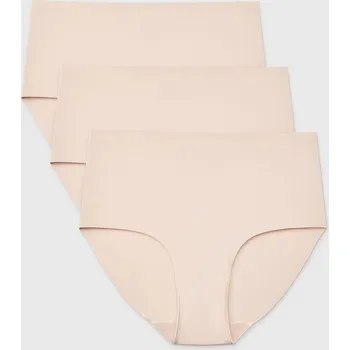 Kalhotky 3PACK Klasické kalhotky Simple se zvýšeným pasem