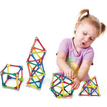 ostatní stavebnice WOOPIE Magnetické stavební Stavebnice Kreativní puzzle 70 dílků.