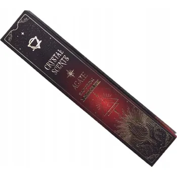 Vonná tyčinka Indické vonné tyčinky s kamenem - Šafrán a Červený Achát