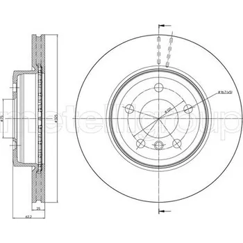 Brzdový kotouč Brzdový kotouč METELLI 23-0752C