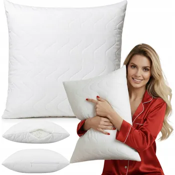Polštář Antialergický Polštář 30x30 cm s regulací výšky, zip, pohodlný - Microvlákno