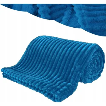 Prostěradlo Deka Cotton world z mikrovlákna 160 cm x 200 cm modrá