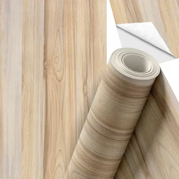 Tapeta Tapeta samolepicí na zeď v roli s lepidlem, dýha 10 m x 45 cm, DESKY