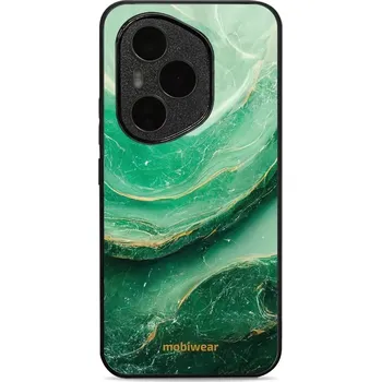 Pouzdro na mobilní telefon Lesklý kryt Mobiwear Glossy - Honor 400 Pro - G023G - Zelený mramor (Prémiové lesklé pouzdro, obal, kryt Mobiwear Glossy na mobil Honor 400 Pro - G023G - Zelený mramor, materiál Plast + TPU silikon - krytí po všech stranách, neošoupatelný potisk, tenké)