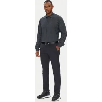 Pánské oblečení BOSS Košile Excurse 50544843 Tmavomodrá Regular Fit S