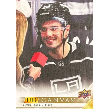 Sběratelská karetní hra insert karta KEVIN FIALA 22-23 UD Extended Canvas číslo C307