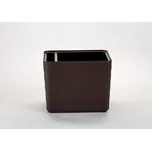 Plastia Samozavlažovací truhlík Berberis na zábradlí čokoláda