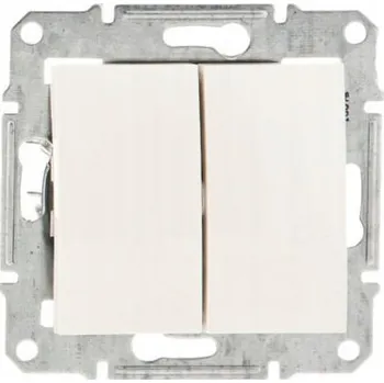 vypínač Schneider Electric Sedna dvojitý vypínač schodišťový IP44 + Rámeček !