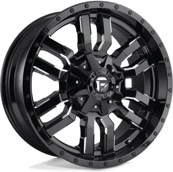 Alu kolo FUEL Alu Kola Fuel D595 Sledge 12x22 8x180 ET-44 Gloss Black Milled 124.2