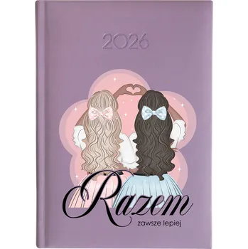 Kalendář Knižní kalendář 2026 A5 FunnyCase fialový