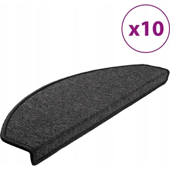 Nášlap na schod Nášlapy na schody antracitové 65x24x4 cm (10 ks)