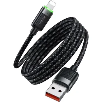 Mcdodo – datový kabel řady Self-Winding (CA-6000) – USB-A na Lightning, 3A, 1,2m – černý