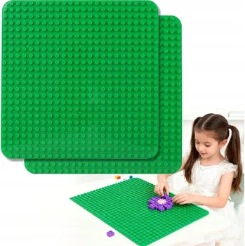 ostatní stavebnice Zelená stavebnicová deska – klasická základní deska pro stavebnice