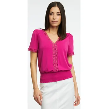 Dámská halenka Orsay Tmavě růžová dámská halenka - Dámské Orsay červená 2291208