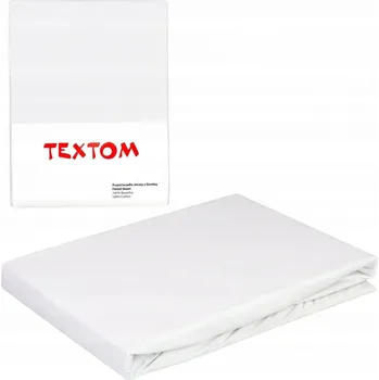 Prostěradlo Prostěradlo s Gumou 100% Bavlna 90x200+30 Bílé Jersey Velmi Silné