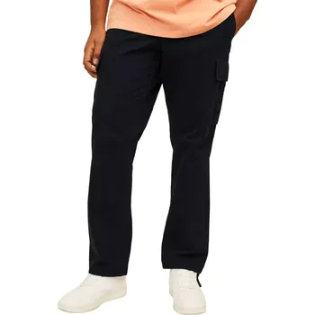 Oblečení a móda Velké pánské cargo kalhoty Jack & Jones 12264152 černé (42R)