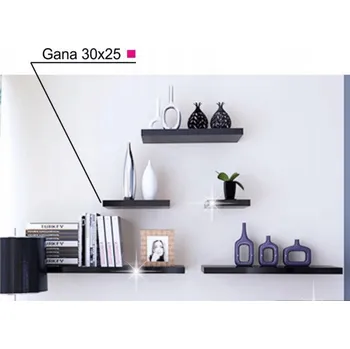 police Police MDF deska Tempo-Kondela 30 x 25 cm černá