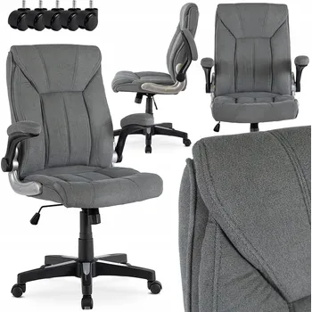 Otočná kancelářská židle Mebel Elite šedá