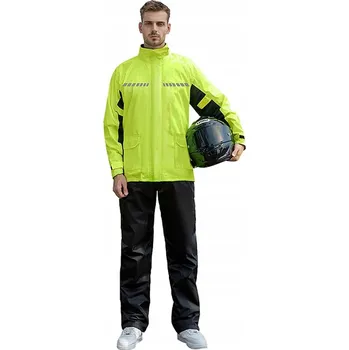 Moto bunda Harssidanzar Lekki Motocyklová Nepromokavá Sada Bunda a Kalhoty L