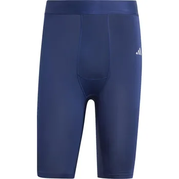 Dámské legíny ADIDAS TECHFIT AEROREADY KRÁTKÉ LEGÍNY TMAVĚ MODRÉ HP0615 KRAŤASY . L