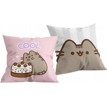 Polštář KOČKA KOTĚ PUSHEEN COOL dortík polštářek polštář polštář 40x40 cm