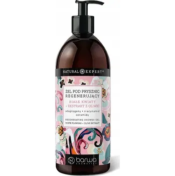 Koupelová kosmetika BARWA Natural Expert Sprchový gel Bílé květy + olivový extrakt