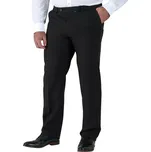 Velké pánské elegantní společenské kalhoty Duke D555 Max černé (64L)