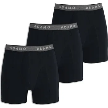 Boxerky Pánské velké spodní prádlo Adamo 129623-702 boxerky 3 pak černé (3XL)