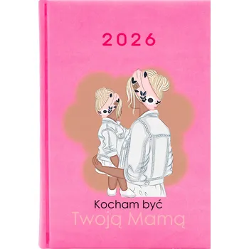 Kalendář Knižkový kalendář 2026 A5 FunnyCase růžový