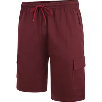 Oblečení a móda Velké pánské tepláky Kam 300 bordó (5XL)