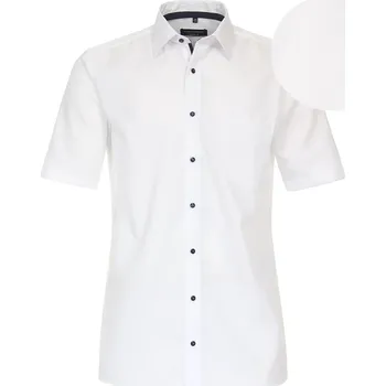 Pánská košile Pánská velká elegantní košile s krátkým rukávem Casa Moda 834079900-000 bílá (48R)