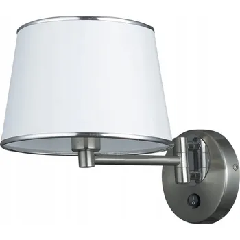 Nástěnné svítidlo Nástěnné svítidlo Candellux bílé, šedé E14 40 W