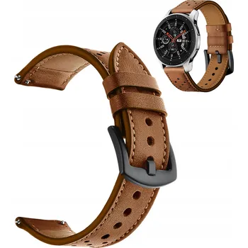 Řemínek na hodinky Řemínek Strado pro Xiaomi 20mm hnědý