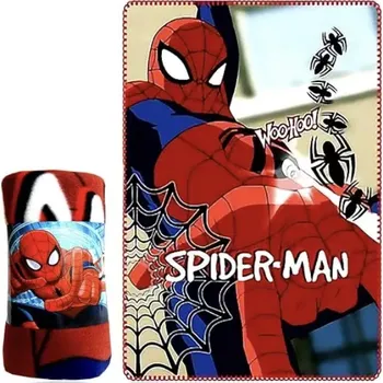 Dětská deka Dětská fleecová deka Marvel Spider-Man, rozměr: 100 × 150 cm