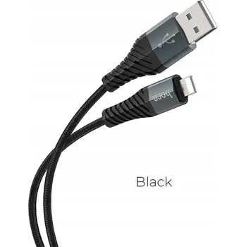 Datový kabel Kabel Hoco USB - Apple Lightning 1 m černý