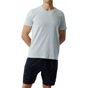 Pánské pyžamo Pánské pyžamo s krátkým rukávem Atlantic L