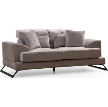 Pohovka Dvoumístná pohovka Frido 185 cm světle šedá