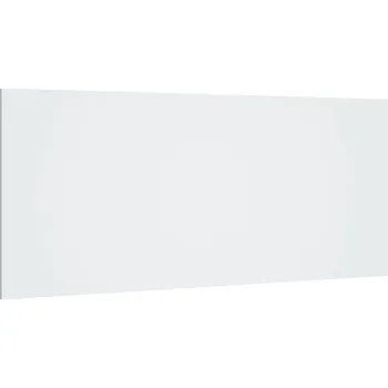 Bílé čelo postele 200 x 1,5 x 80 cm z materiálu imitujícího dřevo