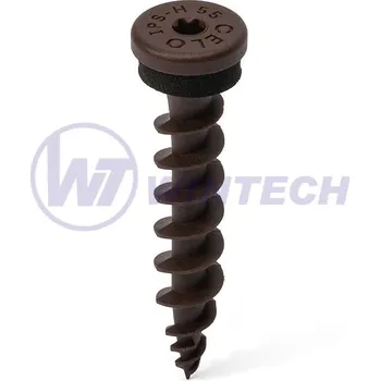 Vrut WINTECH Vrut do polystyrenu 55mm, hnědá, RAL 8017 Balení: 50 ks NT0001005503AO0