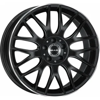 Alu kolo MAK Alu Kola Mak Arrow 8.5x21 5x112 ET27 Gloss Black Mirror Ring 66.6