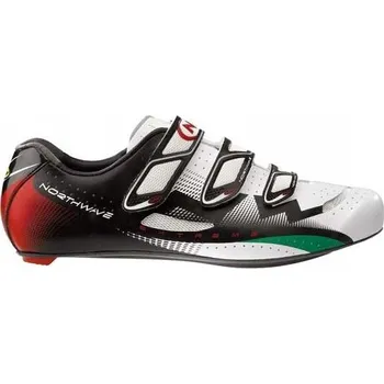 Pánská obuv Cyklistické tretry Northwave Extreme silniční triathlon 41 bílá červená zelená