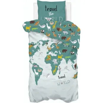 Povlečení Sada povlečení Atmosphera 140 x 200 cm zelená