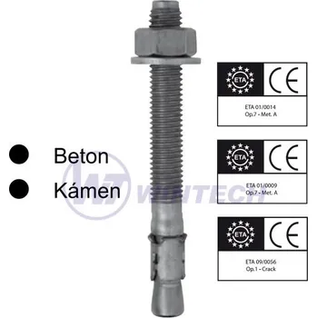 Hmoždinka FRIULSIDER průvlaková kotva FM753evo, M10x93 Balení: 50 ks NP00O1009316O0