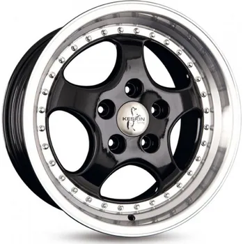 Alu kolo KESKIN Alu Kola Keskin Kt2 9.5X18 5X130 ET52 Black Lip Polish 71.6