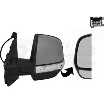 Auto zrcátko Vnější zpětné zrcátko VAN WEZEL 1638817